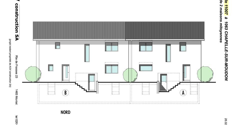 Dernière villa disponible – Projet neuf à Chapelle-sur-Moudon - Maison contiguë 4.5 pièces - image - 8