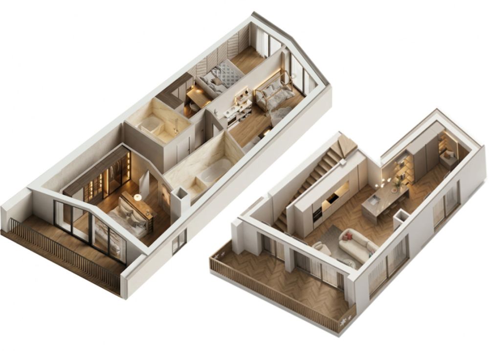 NEUF  Duplex 4.5 confortable avec vue à couper le souffle  lot 304 -  Bild 2