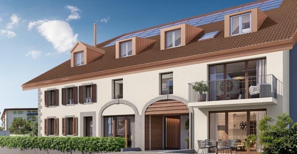 Superbe appartement de 4,5 pièces en rez de jardin au coeur du village - Appartement 4.5 pièces - image - 1