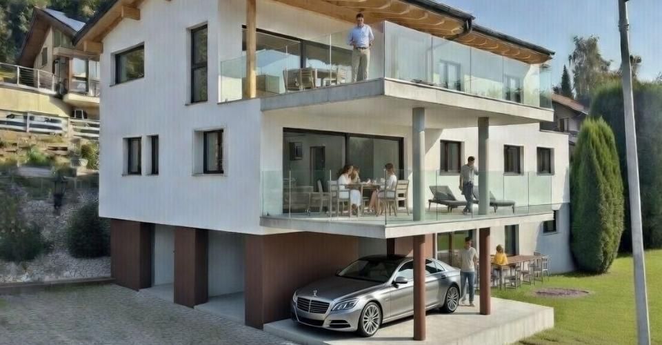4,5 pièces dans une PPE de 3 appartements avec vue - Appartement 4.5 pièces - image - 1