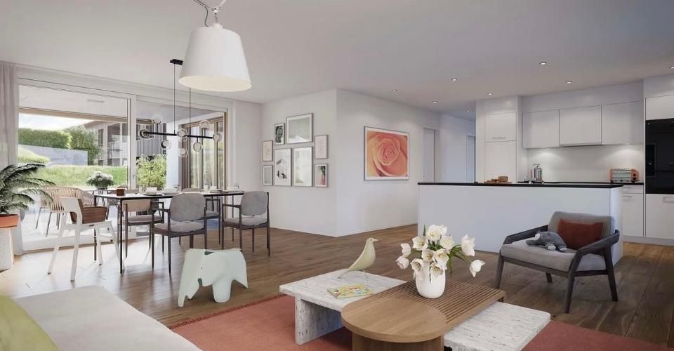 Traumhaftes 3.5-Zimmer-Eigenheim im Neubau  ruhig gelegen und doch zentral in Muri - Appartement 3.5 pièces - image - 1