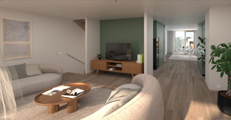 Le Domaine du Blanchet - Une expérience de vie à 10 minutes de Fribourg - Maison contiguë 6.5 pièces - image - 8