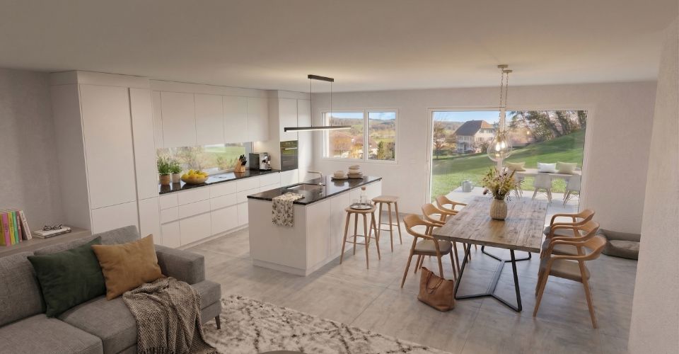 Votre petit nid dans un écrin de verdure - Villa 5.5 pièces - image - 3