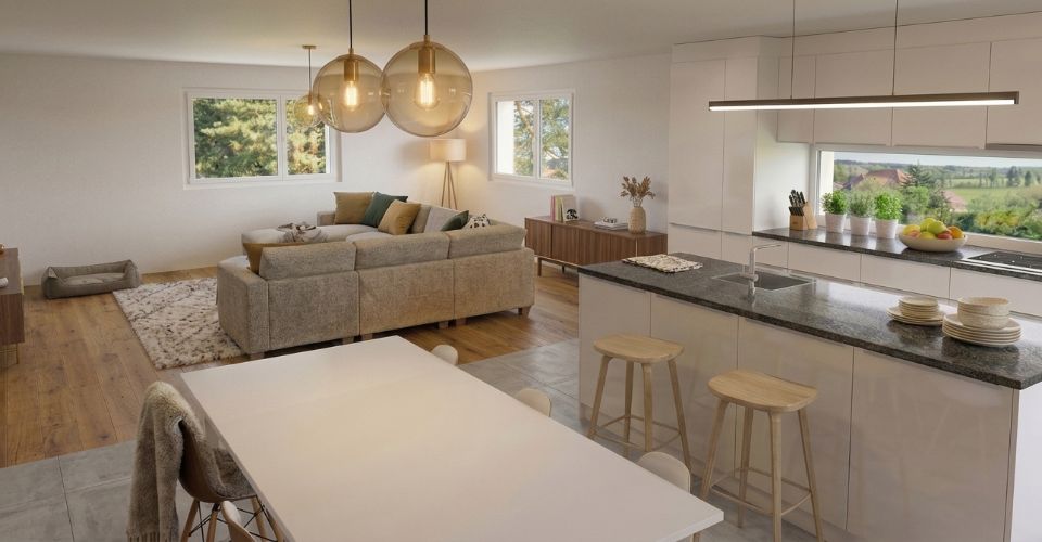 Votre petit nid dans un écrin de verdure - Villa 5.5 pièces - image - 4