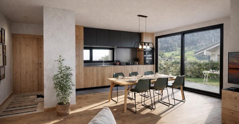 Quand modernité et montagne se rejoignent - Appartement 3.5 pièces - image - 1