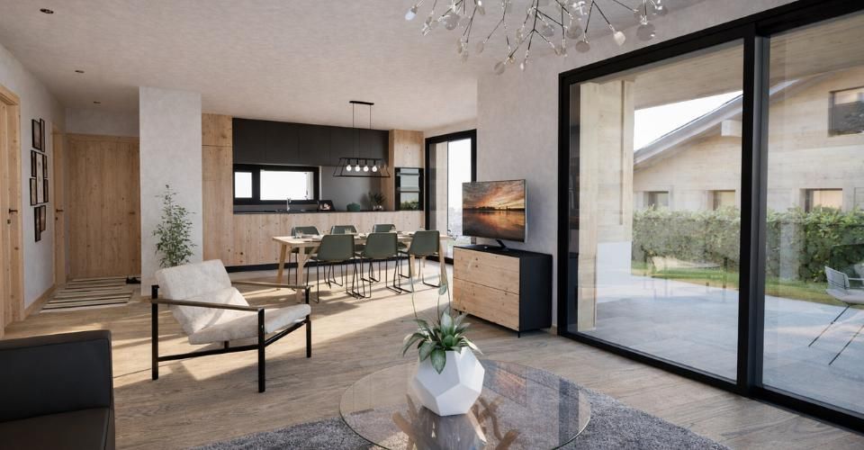 Quand modernité et montagne se rejoignent - Appartement 3.5 pièces - image - 4