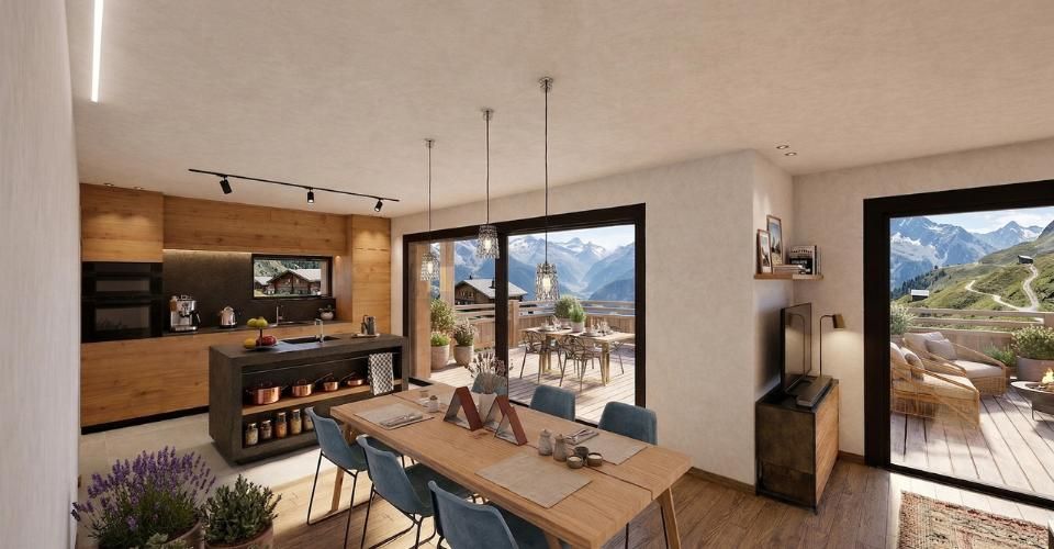 Quand modernité et montagne se rejoignent - Appartement 3.5 pièces - image - 6