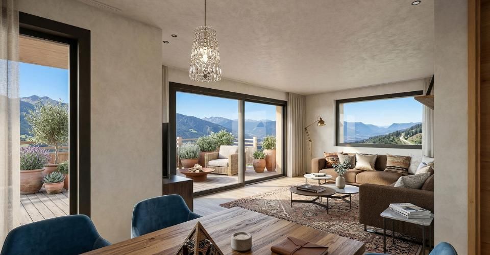 Quand modernité et montagne se rejoignent - Appartement 3.5 pièces - image - 3