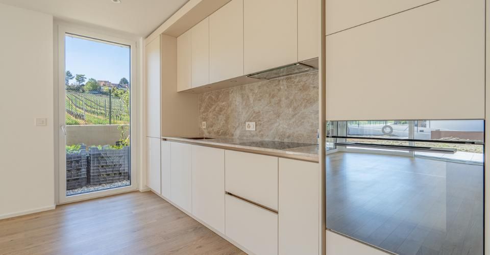 Rez-de-jardin de 3,5 pièces avec terrasse et jardin privatif - Appartement 3.5 pièces - image - 3