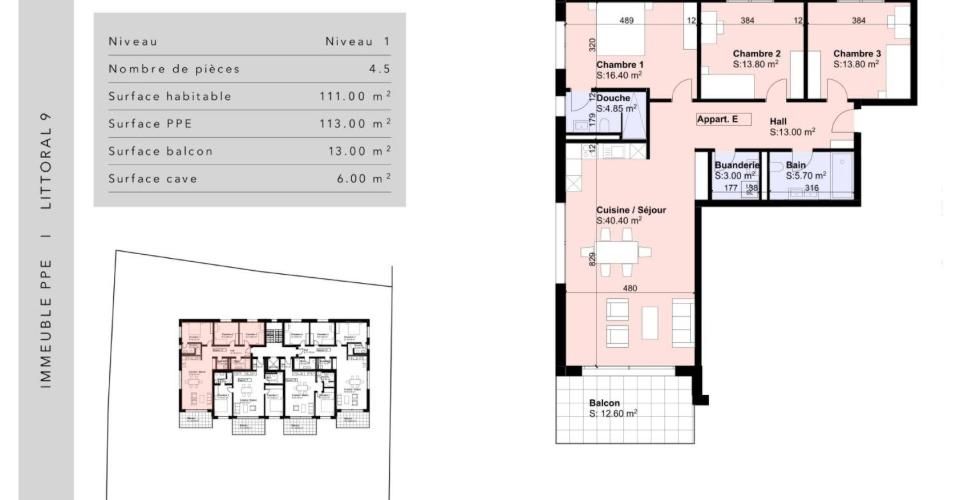Résidence L9 à Chez-Le-Bart - Appartement 4.5 pièces - image - 5