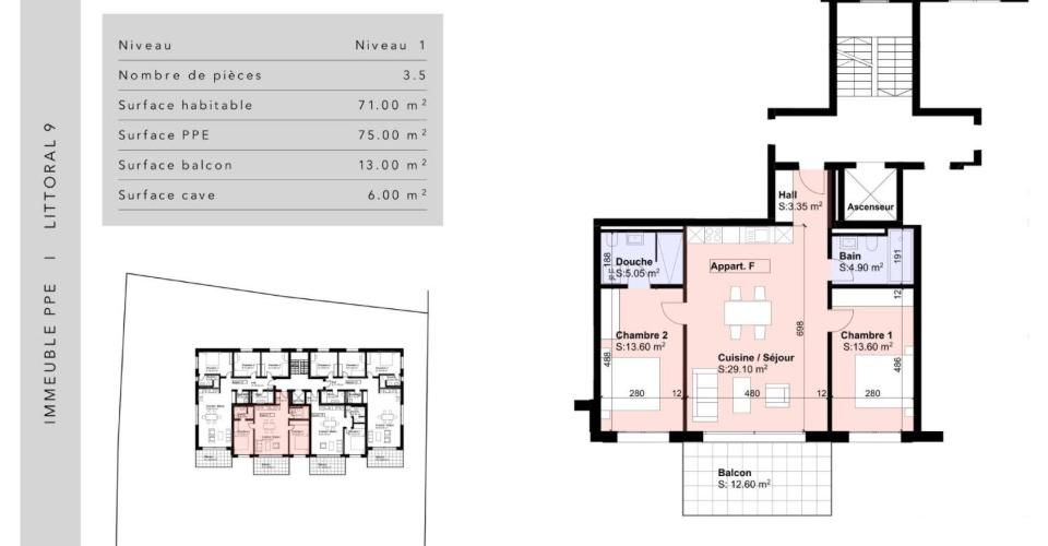 Résidence L9 à Chez-Le-Bart - Appartement 3.5 pièces - image - 3