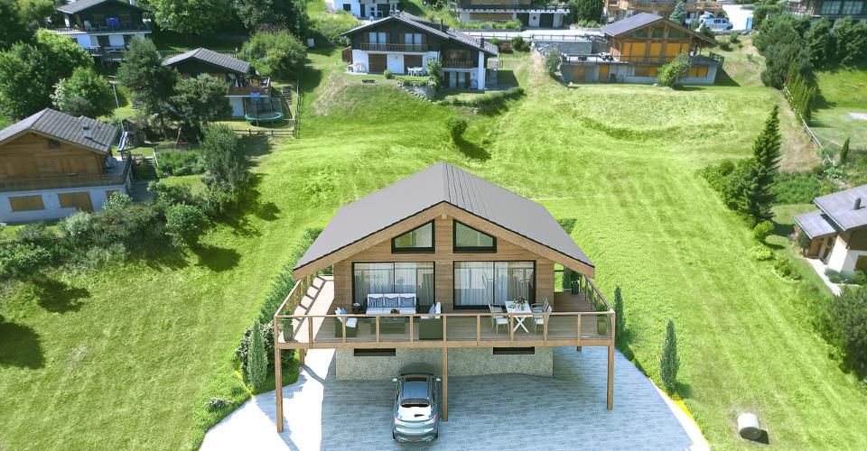 Chalet neuf dans un cadre unique proche de toutes les commodités avec garage et 5 pces et demi - Chalet 5.5 pièces - image - 5