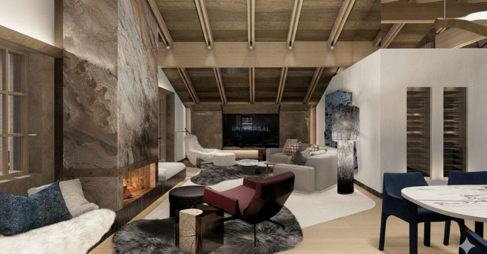 Exclusivité: Attique a Gstaad designé par "SAOTA" - Attique - image - 3