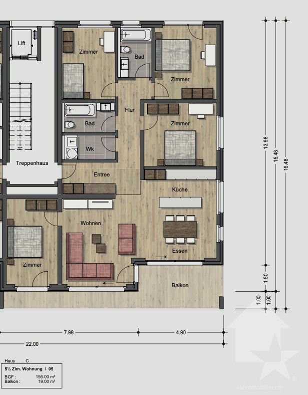 Neue 5,5-Zimmer-Wohnungen -  Bild 11