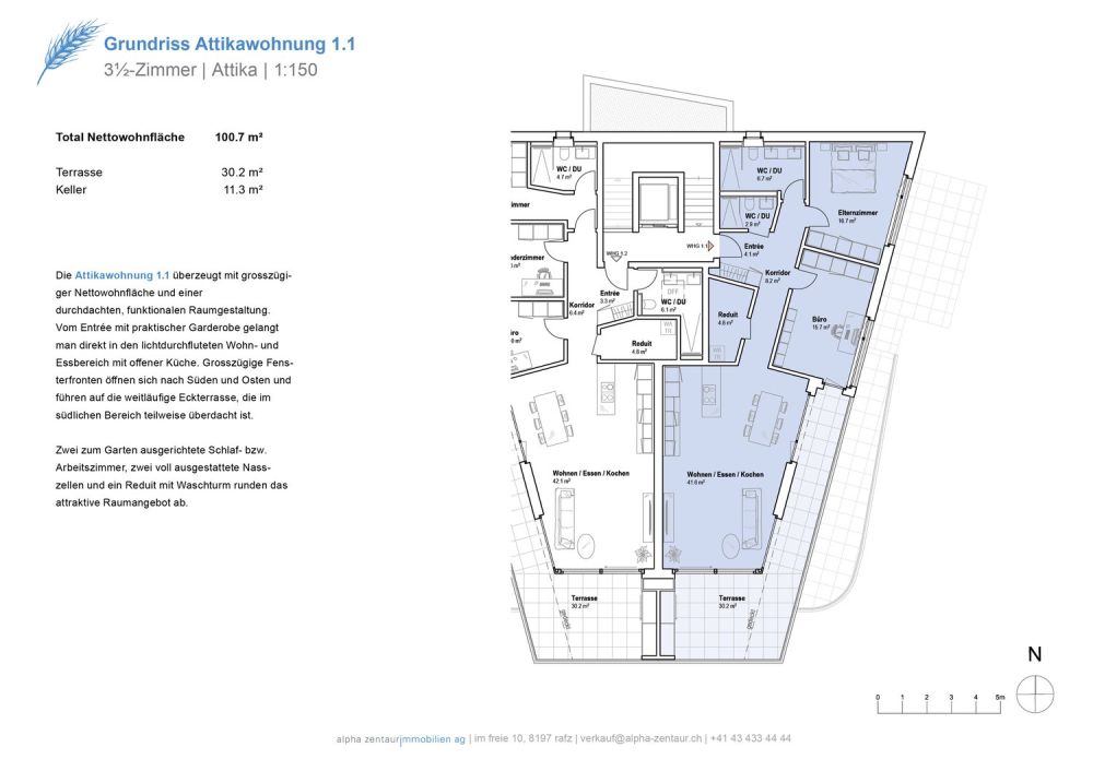 Müliacker Rafz - Attikawohnung 1.1 - Bild 3