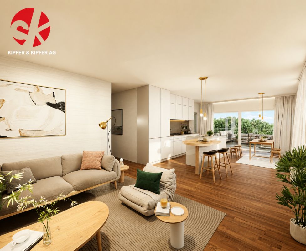 Moderne 3.5-Zimmer-Eigentumswohnung - an ruhiger, naturnaher Lage! -  Bild 1