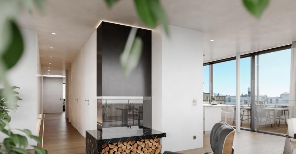 Exceptionnel attique neuf de 295 m2 avec terrasse de 182 m2 aux Eaux-Vives - Attique 5.5 pièces - image - 3