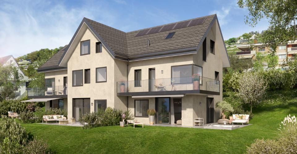 A quelques pas du lac Léman, villa neuf de standing avec vue panoramique - Villa 5.5 pièces - image - 5