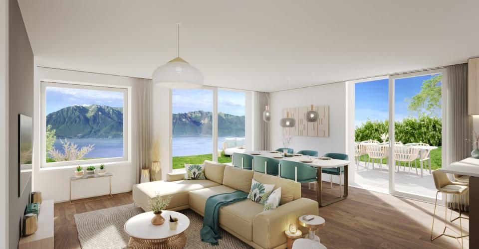 A quelques pas du lac Léman, villa neuf de standing avec vue panoramique - Villa 5.5 pièces - image - 7