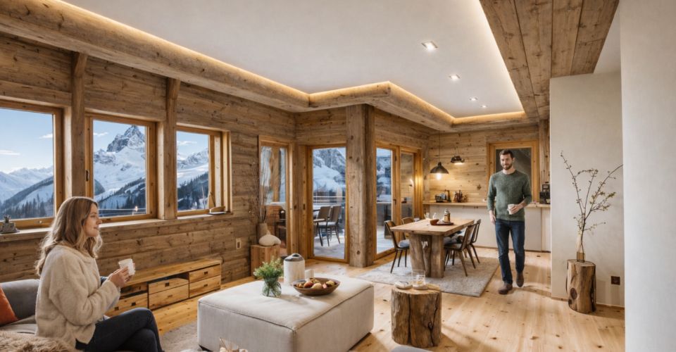 Panorama alpin unique - Superbe 4.5 pièces lumineux et spacieux. - Appartement 4.5 pièces - image - 3