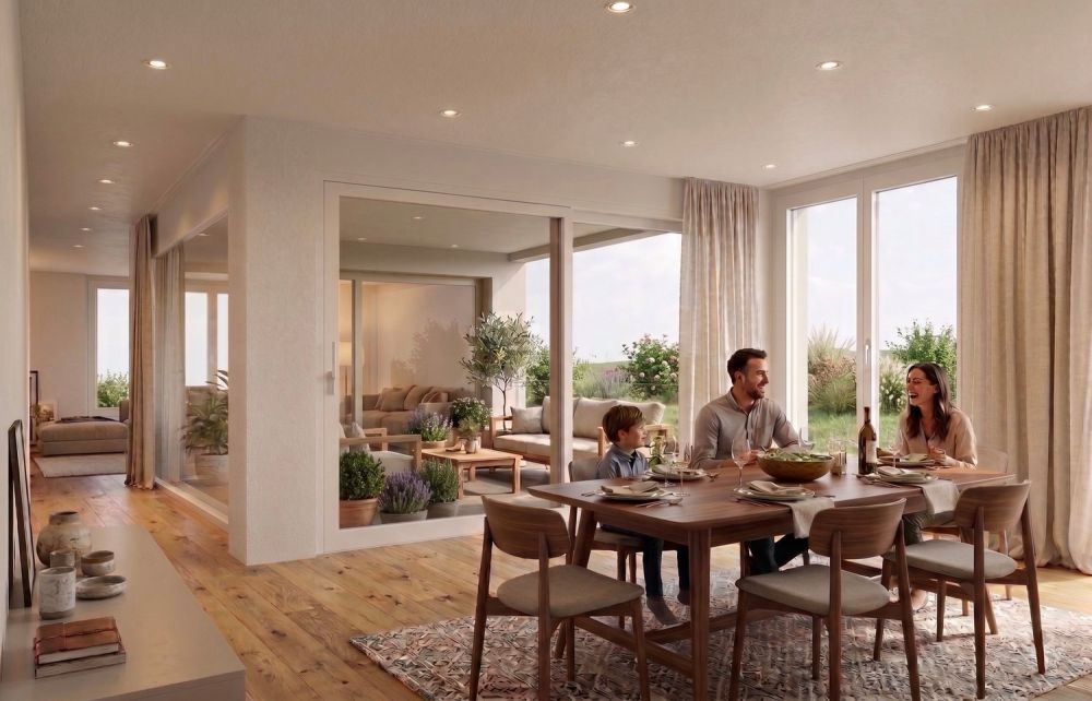 Superbes appartements de 3.5, 4.5 et 5.5 pcs à vendre en PPE dans un cadre verdoyant à Saignelégier -  Bild 6