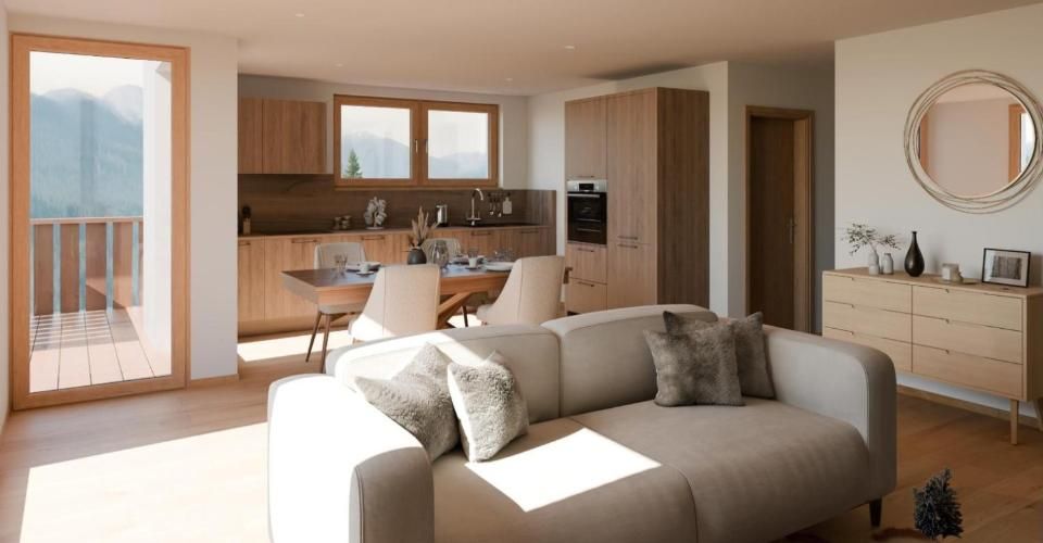 NEUF ! NOUVELLE PROMOTION - Appartements de 3.5 pièces traversant avec terrasse et-ou balcon Sud - Appartement 3.5 pièces - image - 3