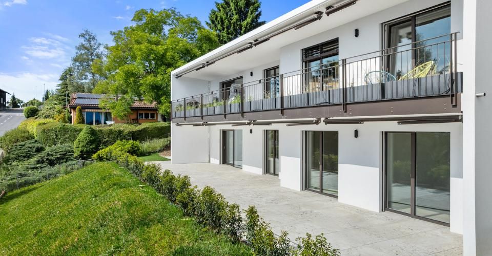 Neuf | Terrasse & jardin avec vue lac - Appartement 4.5 pièces - image - 4