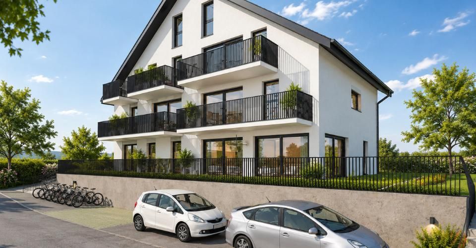 3.5 pièces neuf à Daillens - Belle Vue sur le Jura - Balcon - Appartement 3.5 pièces - image - 2