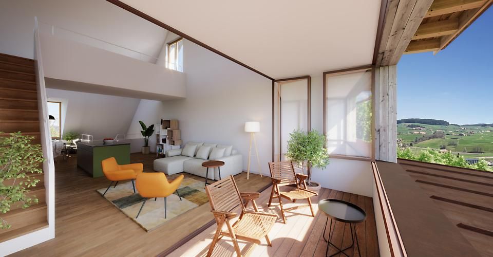Ankommen im Schönrain – 21 Eigentumswohnungen in Konolfingen - Appartement - image - 6