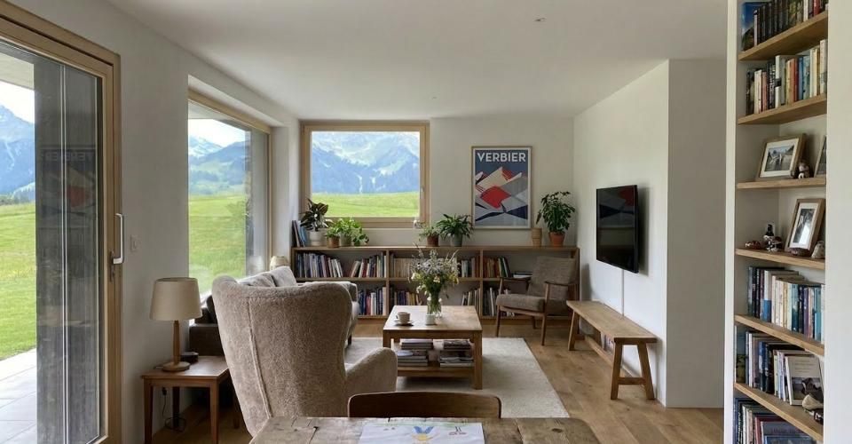 Paix et sérénité, jardin et montagnes - Appartement 4.5 pièces - image - 6