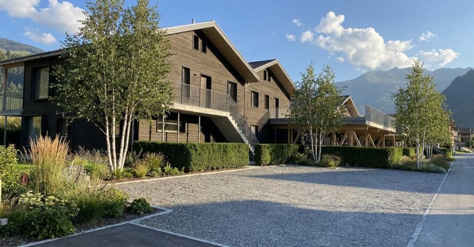 Paix et sérénité, jardin et montagnes - Appartement 4.5 pièces - image - 1