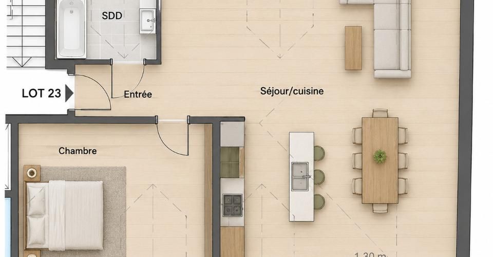 Ollon - Appartement Neuf 2.5 pièces avec place de parc - Appartement 2.5 pièces - image - 10