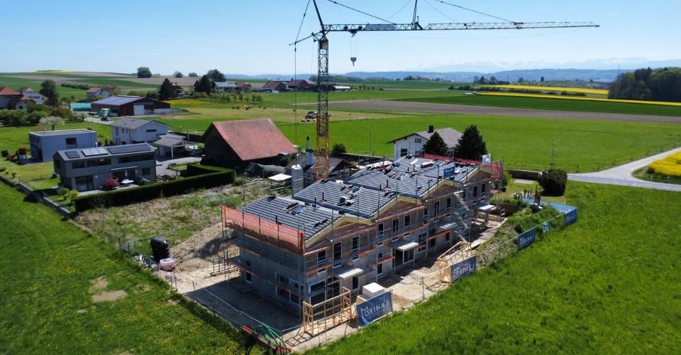 Villas à Gletterens PORTES OUVERTES VENDREDI 19 ET SAMEDI 20 JUIN - Maison contiguë 5.5 pièces - image - 7