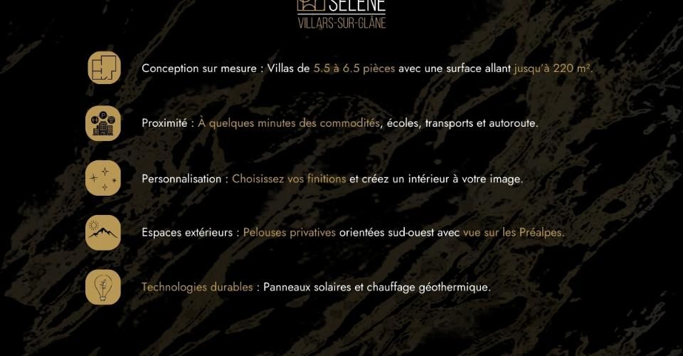 Villas Séléné – 8 villas de standing à Villars-sur-Glâne - Maison 5.5 pièces - image - 3