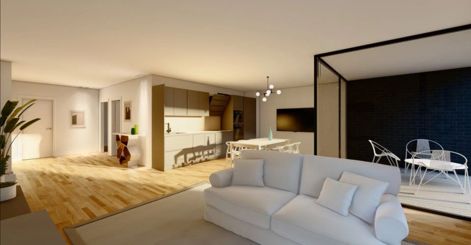 Appartement de 3.5 pièces au 3ème étage - lot 3.24 CARRE DE FRANCE à Sion - Appartement 3.5 pièces - image - 1