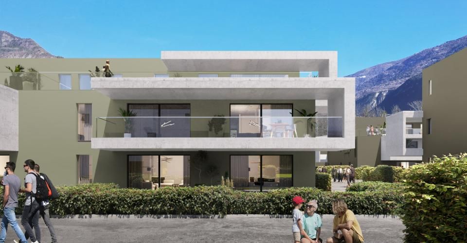 Appartement de 2.5 pièces au rez-de-chaussée avec jardin - lot 124 ALEGRIA à Uvrier - Appartement 2.5 pièces - image - 2