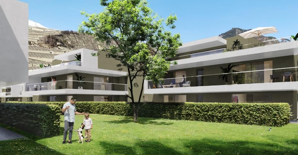 Appartement de 2.5 pièces au rez-de-chaussée avec jardin - lot 124 ALEGRIA à Uvrier - Appartement 2.5 pièces - image - 6