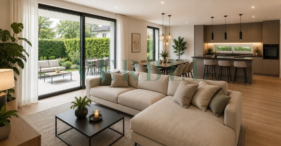 PROJET-NEUF : Villas jumelles de 5.5 pièces situées à St-Sylvestre - Maison jumelée 5.5 pièces - image - 4