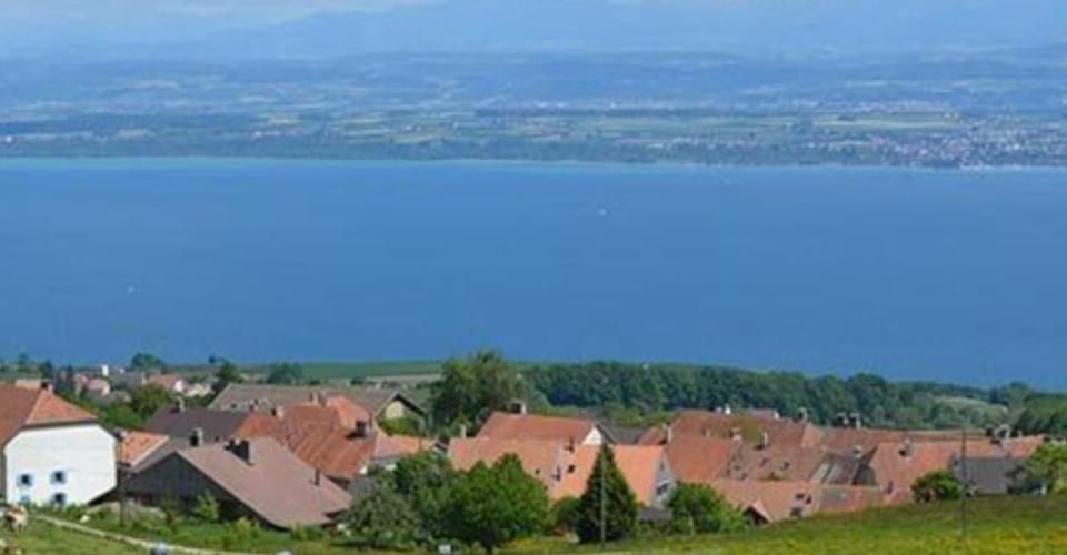 Appartement 4.5 pièces au rez-jardin — Terrasse et jardin privatif avec vue sur la place du village - Appartement 4.5 pièces - image - 4