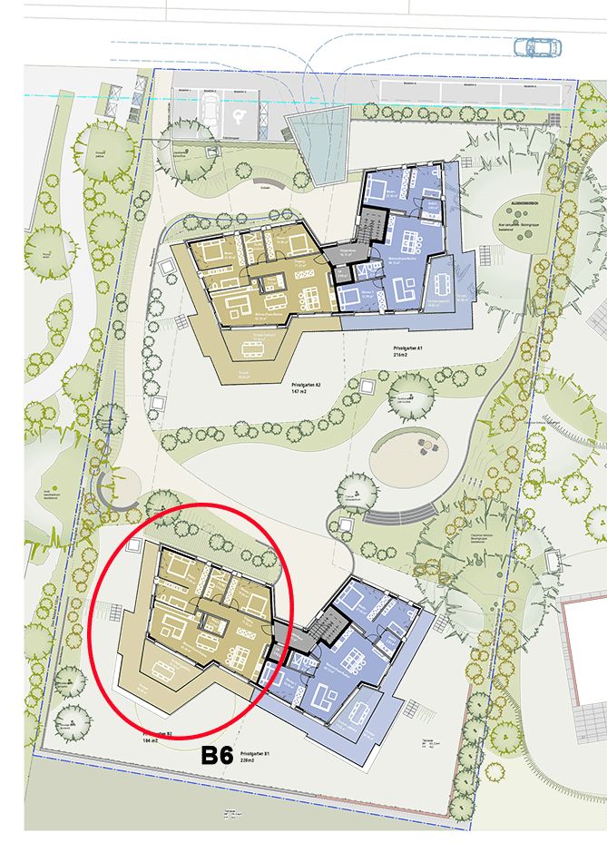 Exklusive Attikawohnung mit unverbaubarer Aussicht. Neue Preise - B6 -  Bild 4