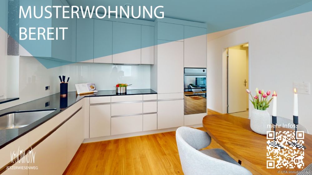 Attraktive 2.5-Zimmer-Neubauwohnungen an ruhiger und zentraler Lage - Musterwohnung Bereit
