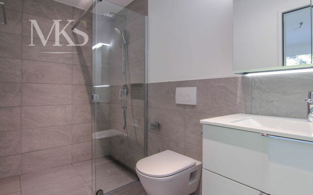 Modernes Wohnen inmitten herrlicher Ruhe und doch zentrumsnah - Beispiel Badezimmer