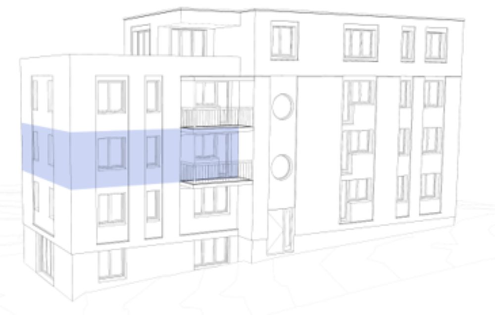 Moderne 3.5-Zimmerwohnung mit zwei Balkonen -  Bild 2