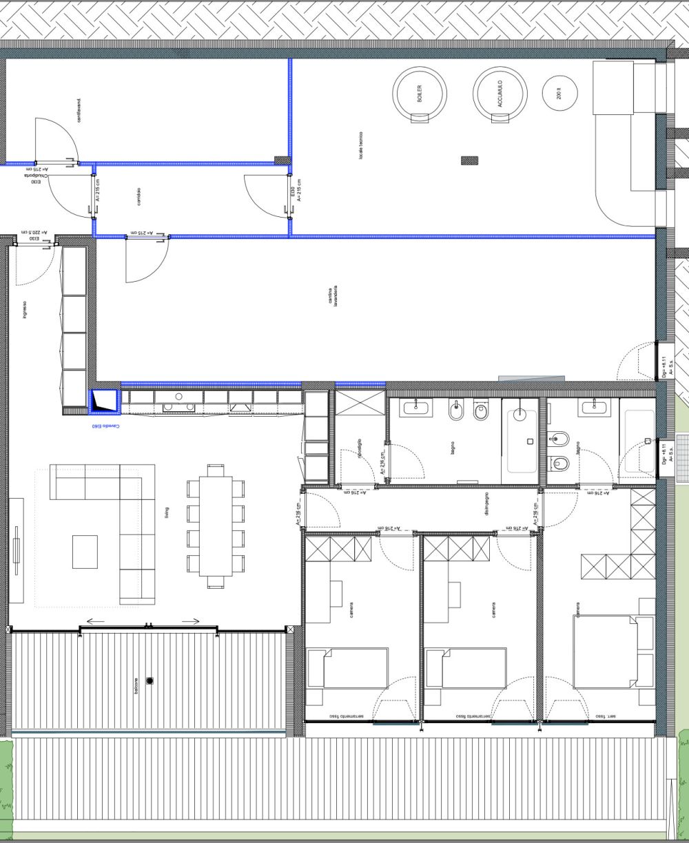 ATTICO 4.5 LOCALI + STANZE EXTRA UND POOL IN PONTE CAPRIASCA -  Bild 11