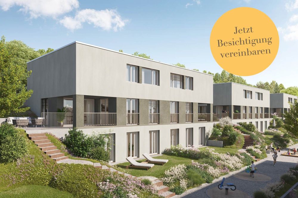 Wohnen im Neubauprojekt Sonnhalde - Visualisierung
