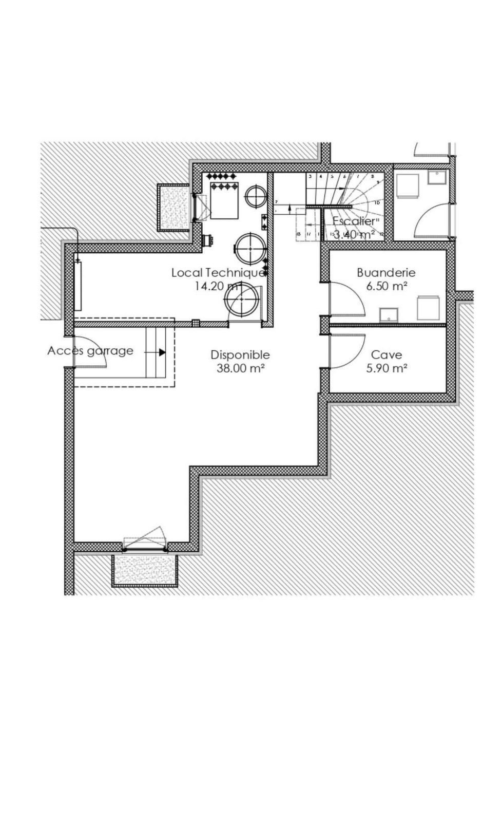 LE LOGIS - Villa "A" - Villa mitoyenne neuve de 6.5 pièces - Sous-sol