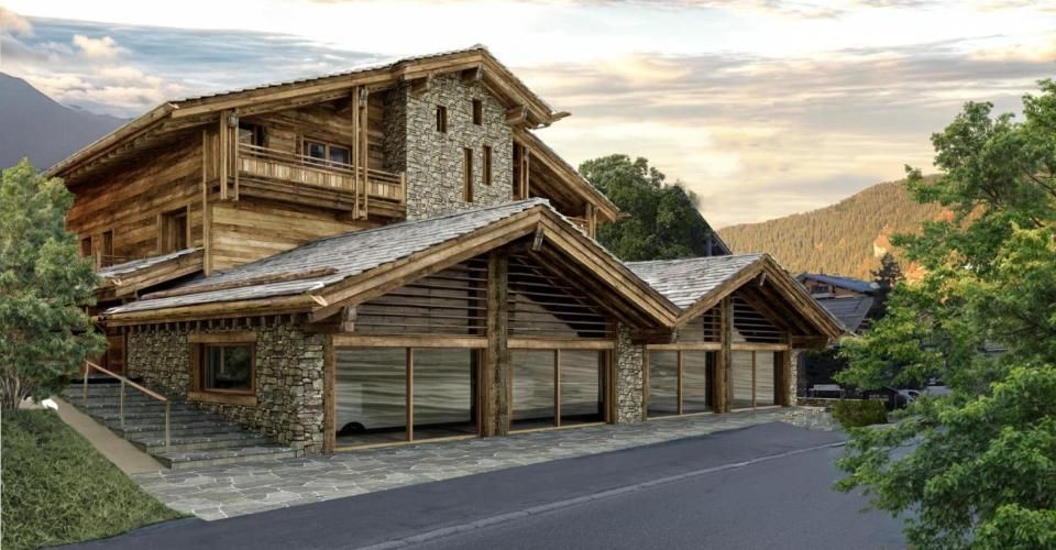 Résidence Arc-en-Ciel - projet 1300 m2 - Verbier - Chalet 11 pièces - image - 2