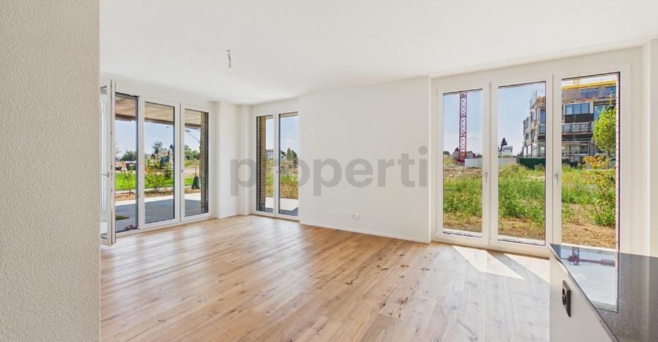 Neubau - Erstbezug: Eigener 120 m² Garten mit Parkblick, 40 m² Wohnbereich - Appartement 3.5 pièces - image - 5
