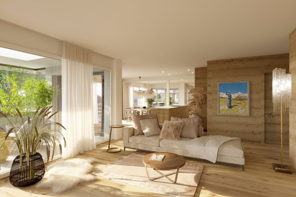 3 1/2- ATTIKA ZWEITWOHNUNG ABELIA, NEUBAU, NR. 1B.31 - Visualisierung