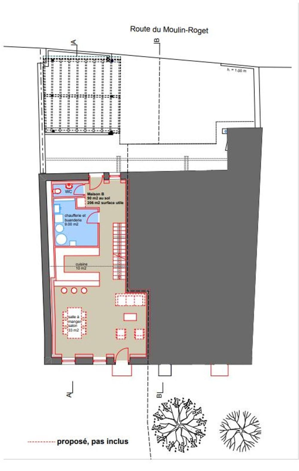 La Grange de Moulin Roget - Promotion de 2 villas contigües - Lot B - Bild 6